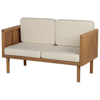 Beliani Lounge Set mit Tisch aus Akazienholz Modern BARATTI  