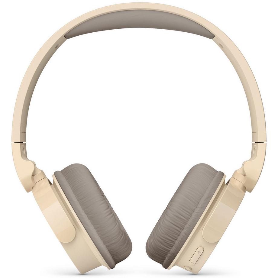 PHILIPS  Cuffie on-ear wireless TAH3209BG, 25 ore di riproduzione, leggere e confortevoli. Beige. 