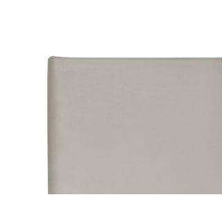 Beliani Lit avec sommier en Velours Traditionnel LAVAUR  