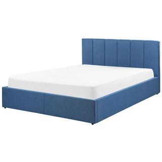 Beliani Bett mit Bettkasten aus Polyester Modern DREUX  