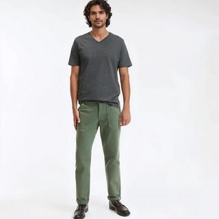 La Redoute Collections V-Ausschnitt Kurzarm T-Shirt  