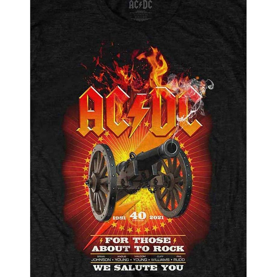 AC/DC ACDC For Those About To Rock 40th Anniversary T-Shirt  