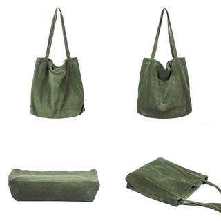 Only-bags.store  Umhängetasche Große Kapazität Cord Umhängetasche Retro Handtasche für den täglichen Gebrauch, Büro, Schulausflug und Einkaufen 