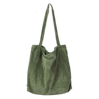 Only-bags.store Große Kapazität Cord Umhängetasche Retro Handtasche  