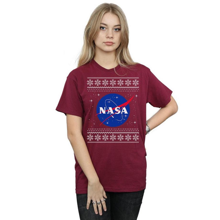 Nasa Christmas Jumper Style T-Shirt  