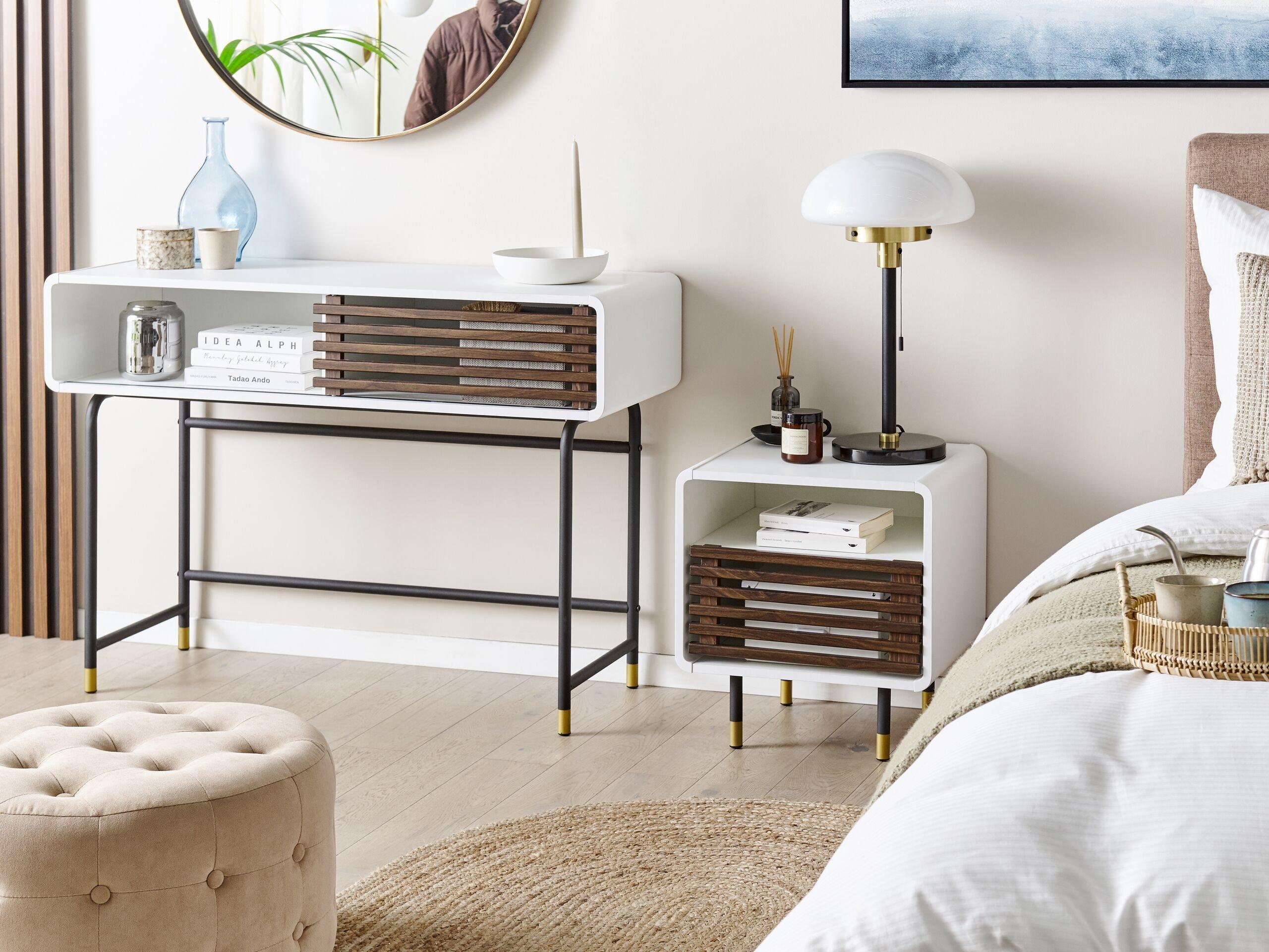 Beliani Konsolentisch aus Faserplatte Retro RIFLE  