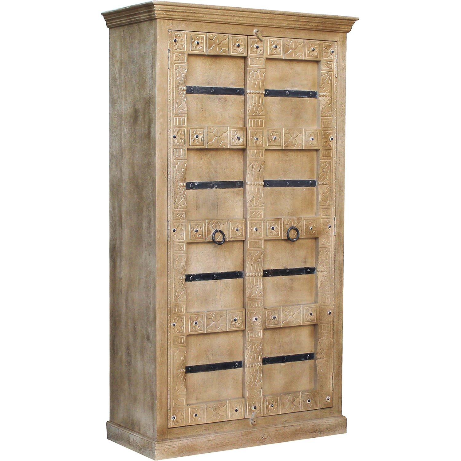 mutoni Armoire Zoprax manguier naturel 180  