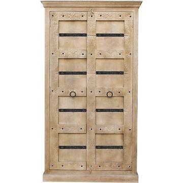 Armoire Zoprax bois de manguier naturel 180