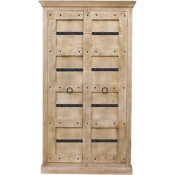 Armoire Zoprax manguier naturel 180