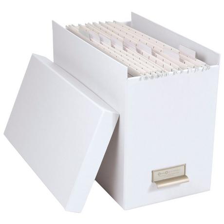 Bigso Box of Sweden Bigso JOHAN Boîte pour dossiers suspendus - Blanc  
