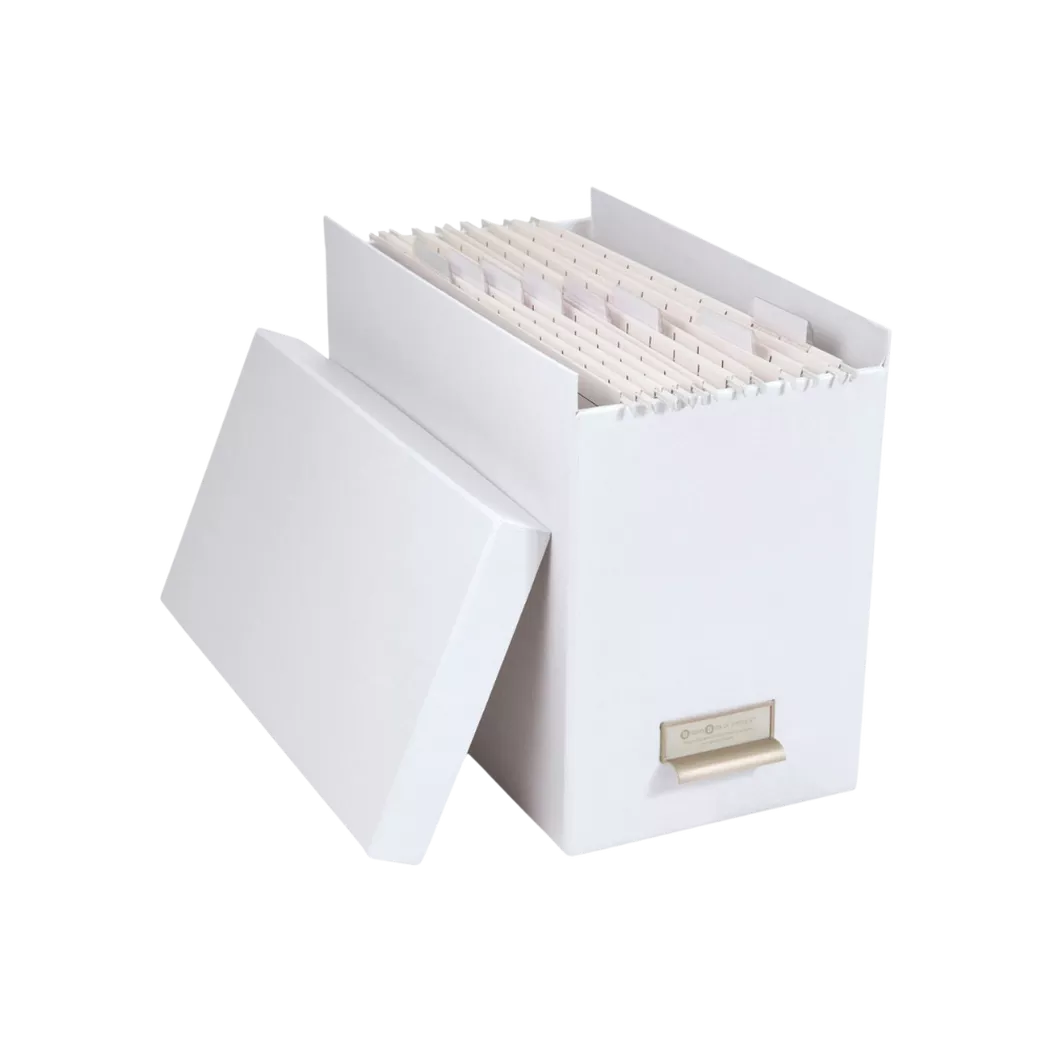 Bigso Box of Sweden – JOHAN Hängeregister Weiss, One Size, Weiss