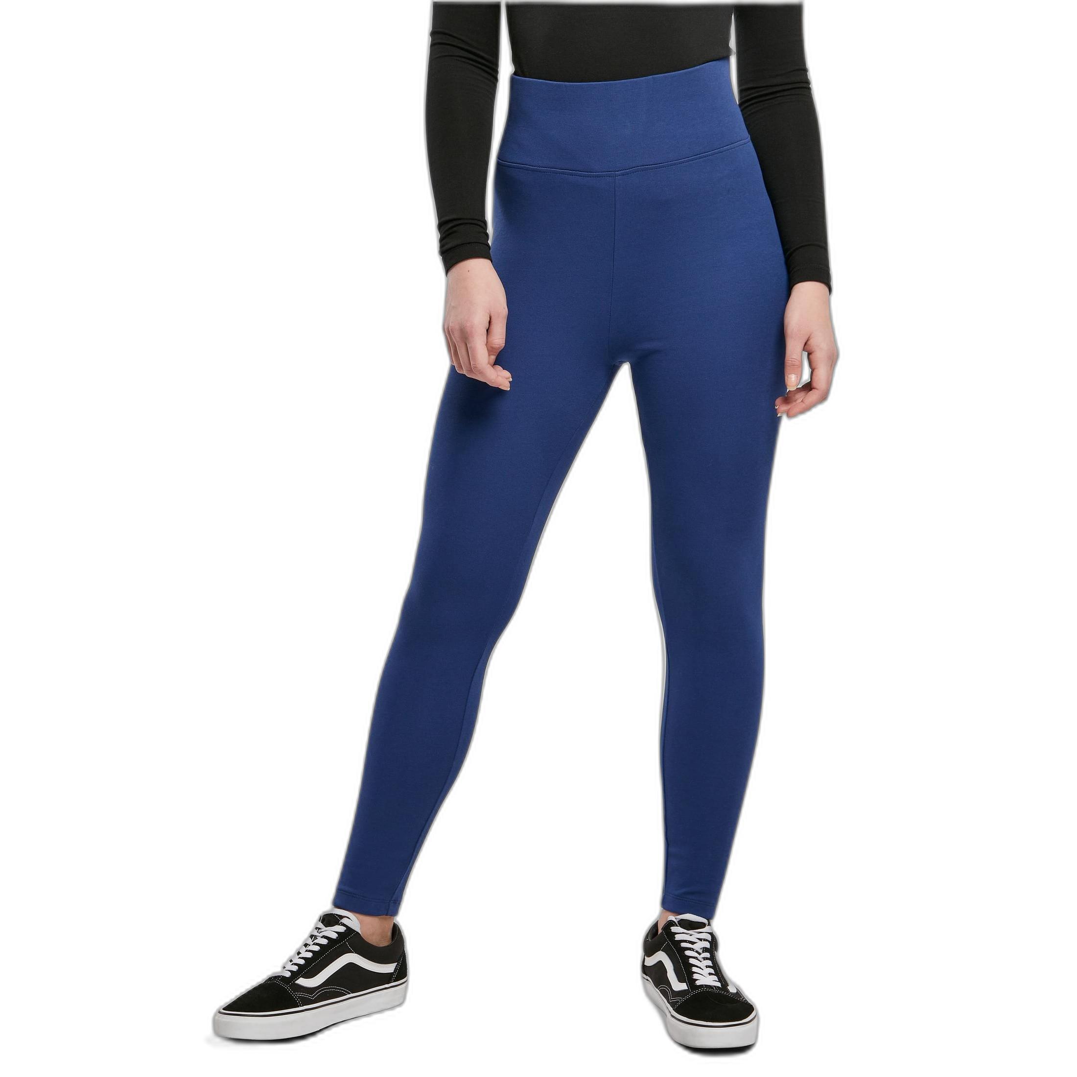 URBAN CLASSICS  legging mit hoher taille au jerey, damen urban claic 