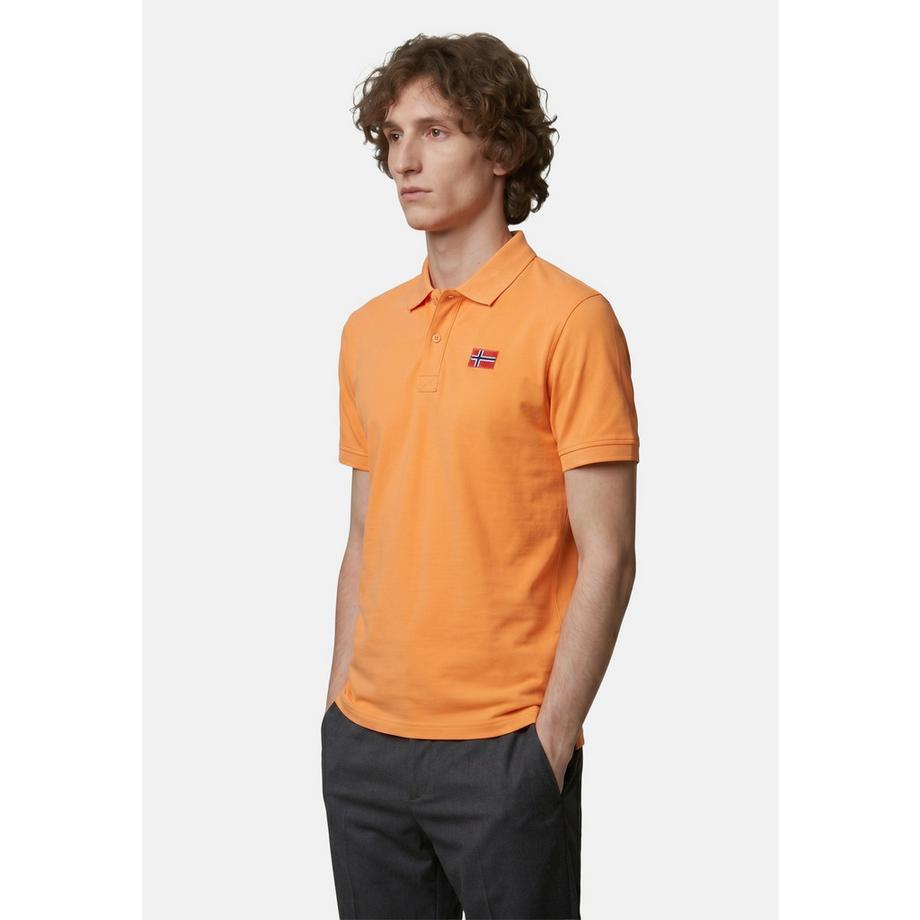 NAPAPIJRI Polo avec broderie de drapeau  