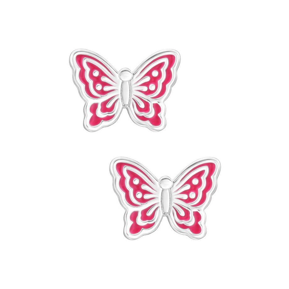 Maxte  Premium Ohrstecker Schmetterling aus Sterling  mit Epoxidharz 