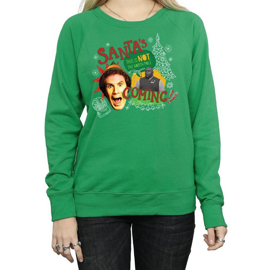 Elf Santa's Coming Sweatshirt  