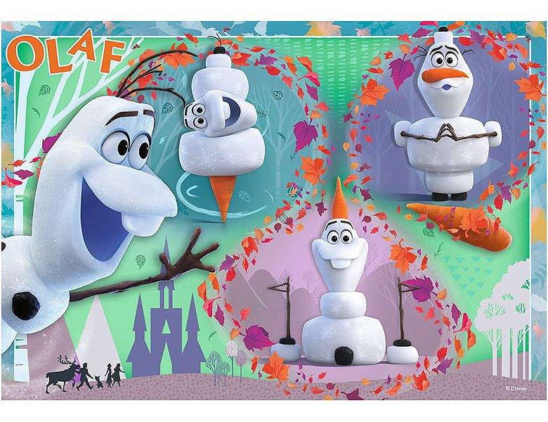 Ravensburger  Ravensburger Kinderpuzzel 2 x 12 stukjes Disney Frozen Iedereen houdt van Olaf 