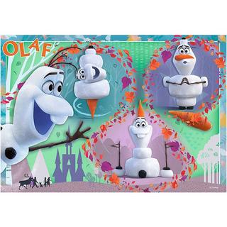 Ravensburger  Ravensburger Kinderpuzzel 2 x 12 stukjes Disney Frozen Iedereen houdt van Olaf 