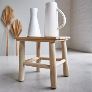 Tikamoon Comodino in teak massello Kilim  