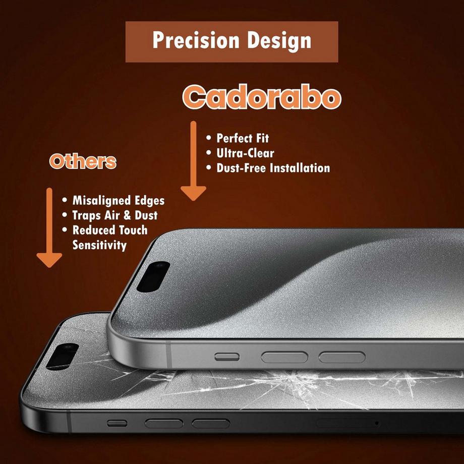 Cadorabo  iPhone 15 PRO MAX Schutzfolie Schutzglas 