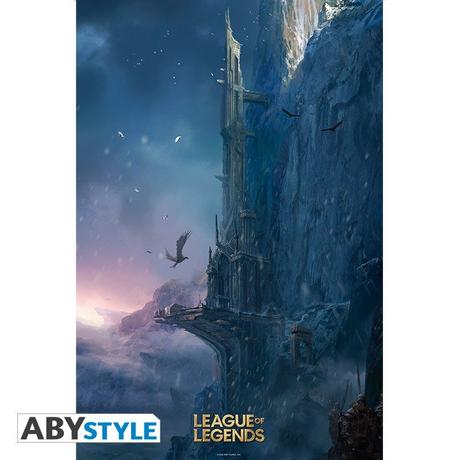 Abystyle Poster - Roul� et film� - League Of Legends - Ab�me Hurlant  