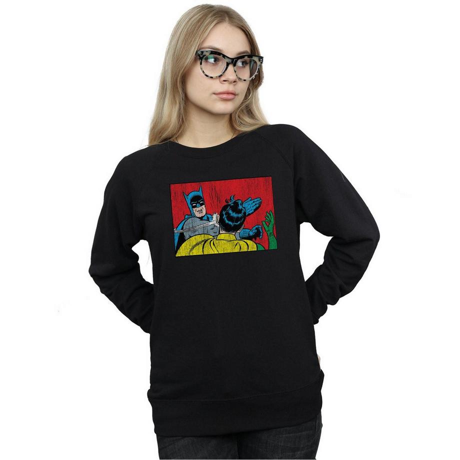 DC COMICS Batman Robin Slap Sweatshirt  