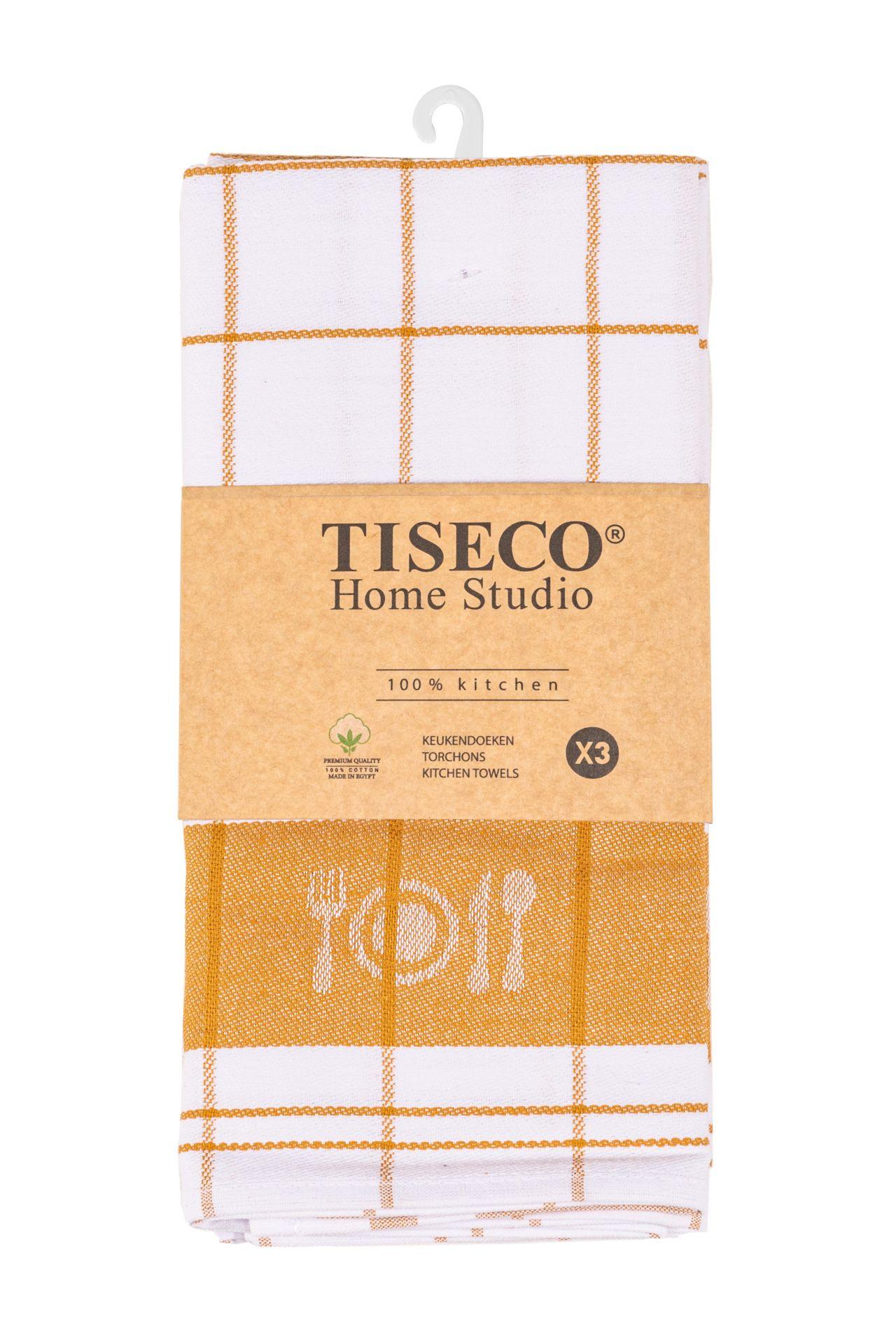 Tiseco Asciugapiatti in cotone FARAONE 3pcs  