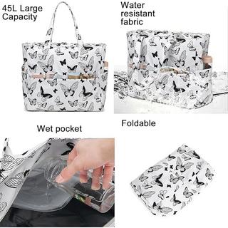 Only-bags.store Große Reißverschluss Wasserdichte Schulter Tragetasche  