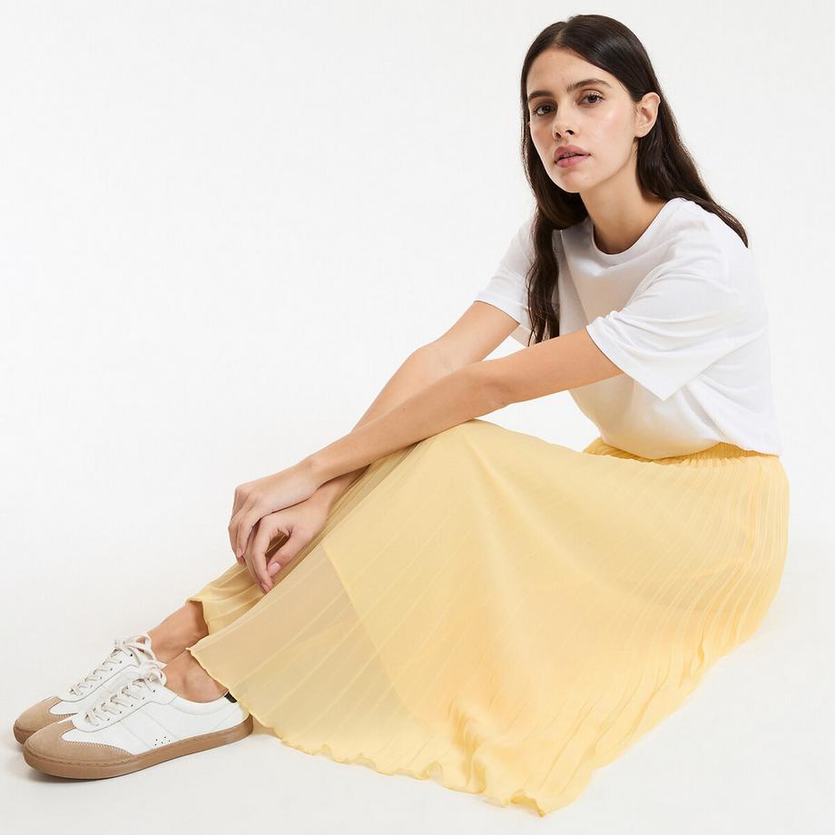 La Redoute Collections Gonna svasata a pieghe  