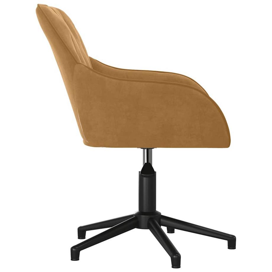 VidaXL Chaise de bureau velours  