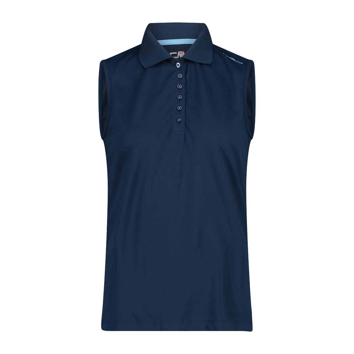 CMP  ärmelloses poloshirt, damen 