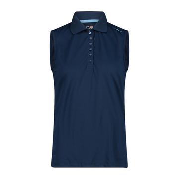 ärmelloses poloshirt, damen