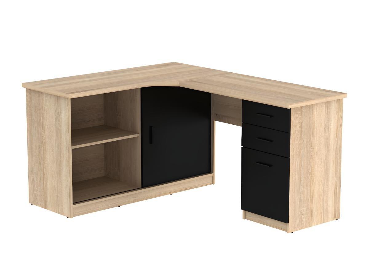 Vente-unique Bureau d'angle NORWY  