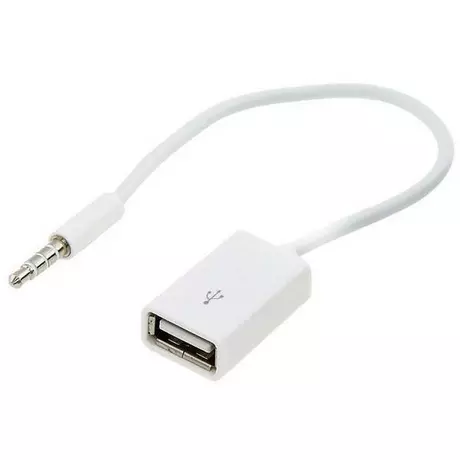 USB-Adapter mit 3.5 mm Klinkenstecker, USB-Klinke Adapter, Auto AUX