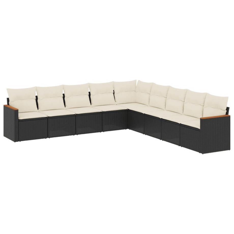 set divano da giardino Polirattan