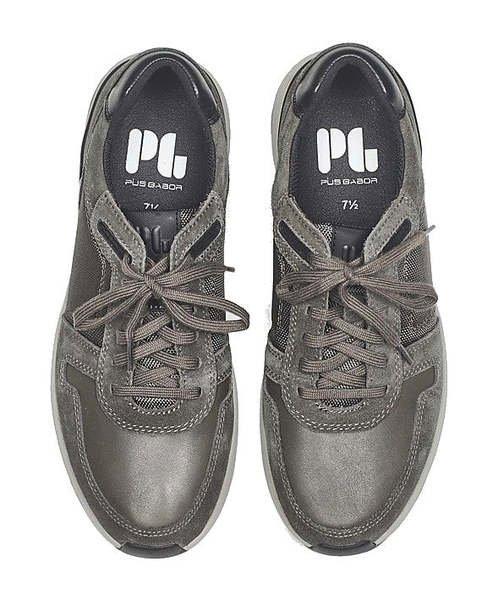 Pius Gabor Pius Gabor 1007.10.03 - Basket cuir  Gris