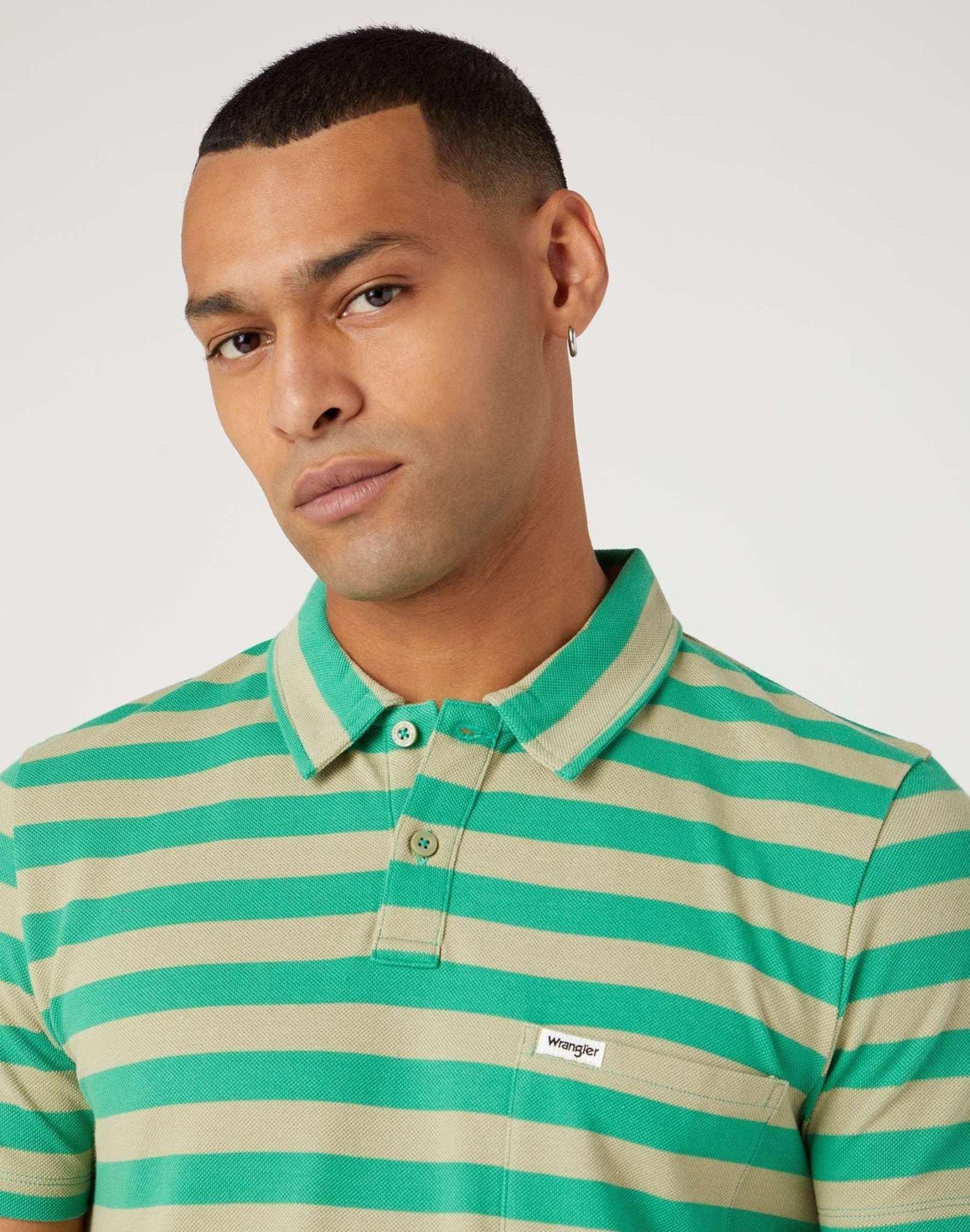 Wrangler  Stripe Polo Shirt 