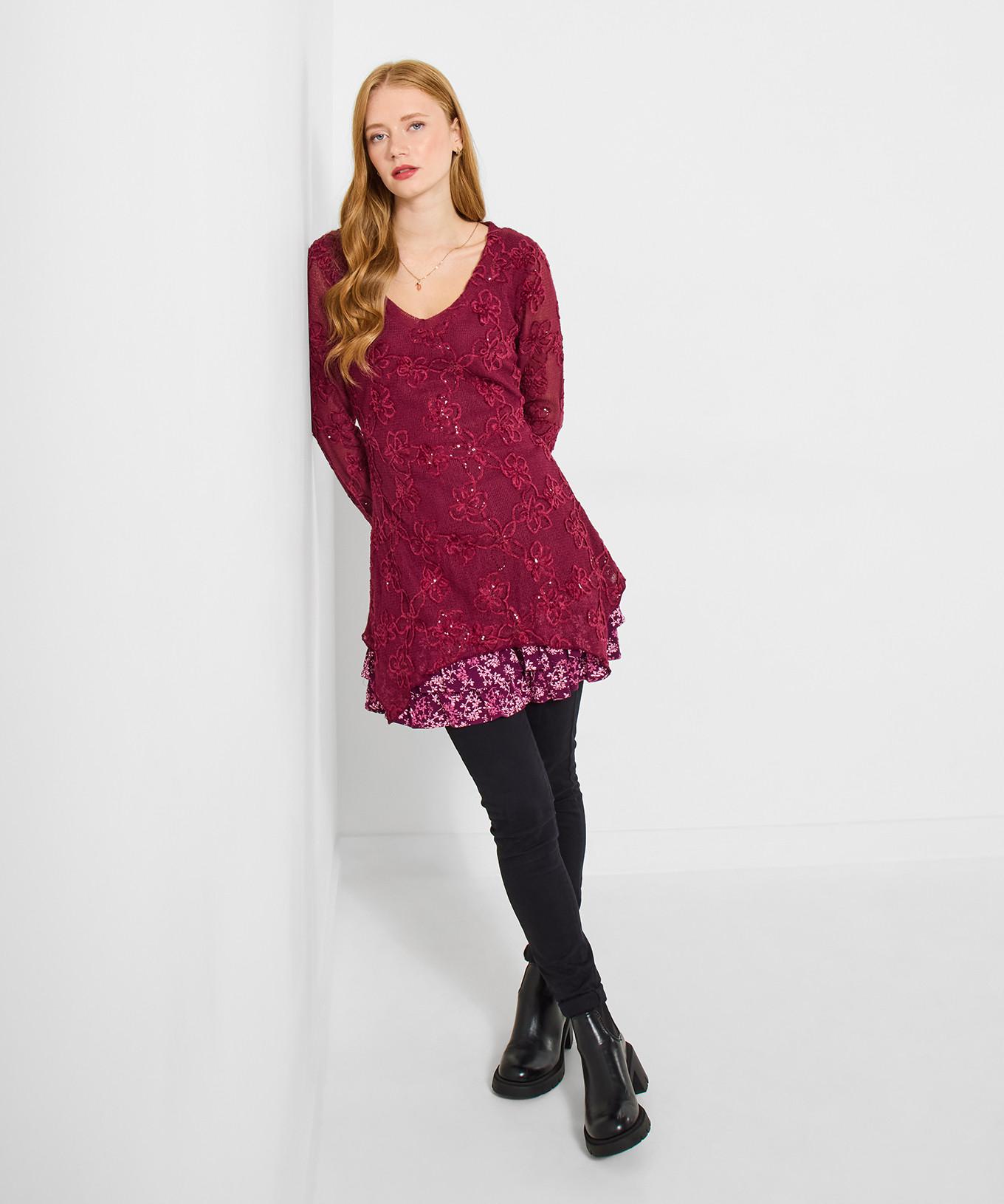 Joe Browns Tunica a maglia con motivo floreale  