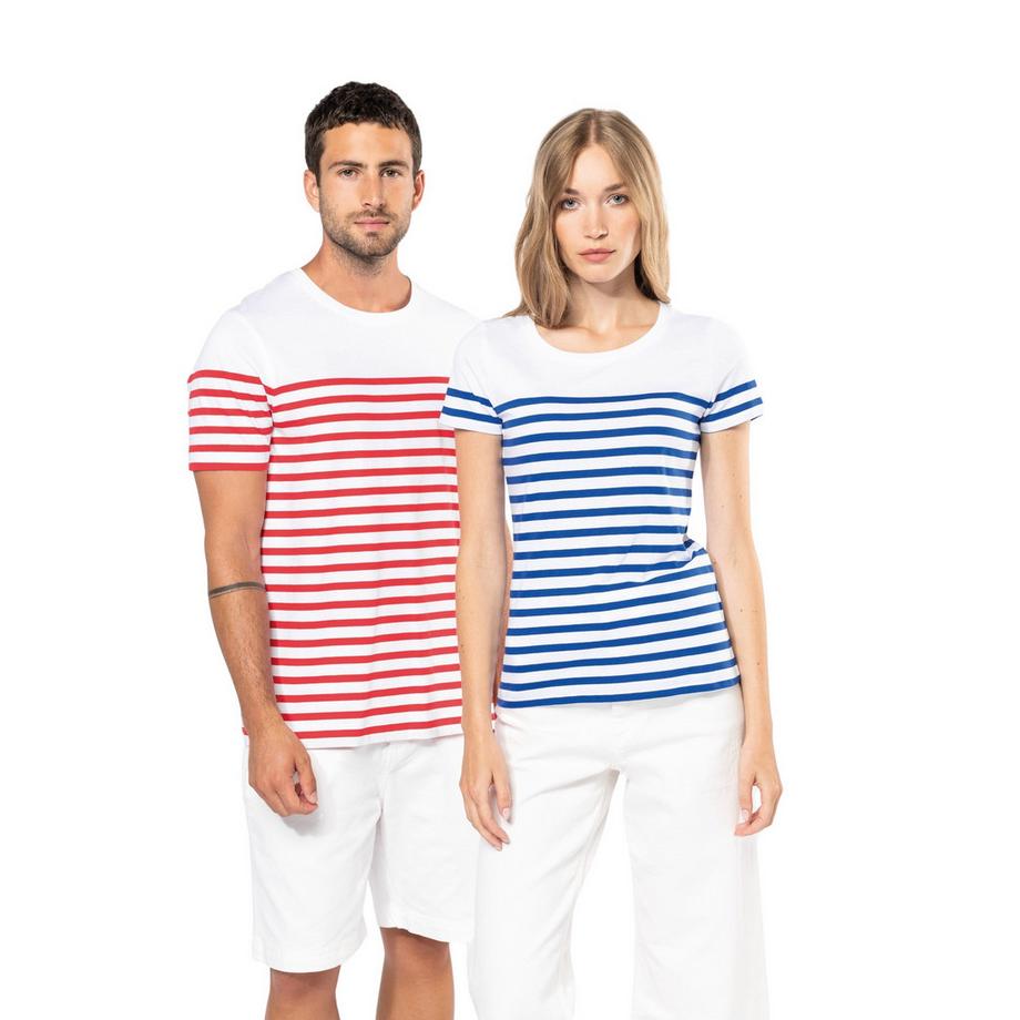 Kariban T-Shirt a Righe Marine  