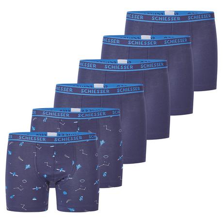 Schiesser  6er Pack Kids Boys 95/5 Organic Cotton - Retro-Short / Pant 