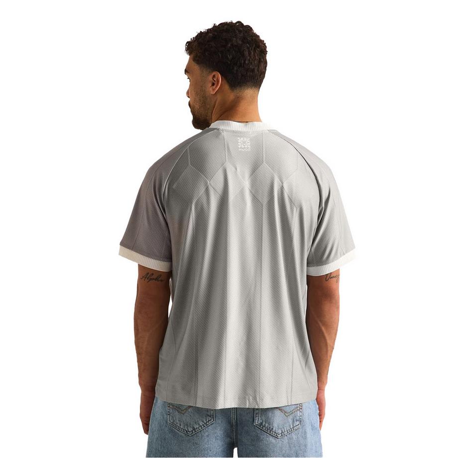 HUGO T-Shirt con Stampa Grafica e Scollatura a V  