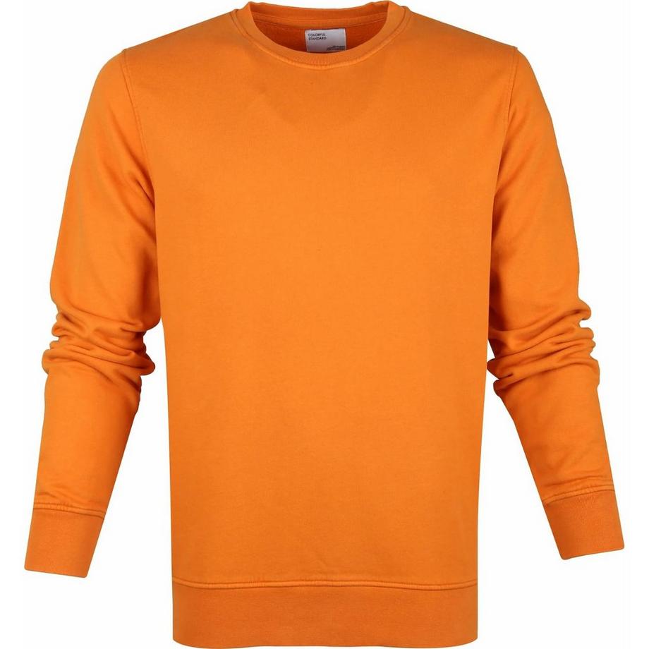 Sweatshirt mit Rundhalsausschnitt  Classic Organic burned orange