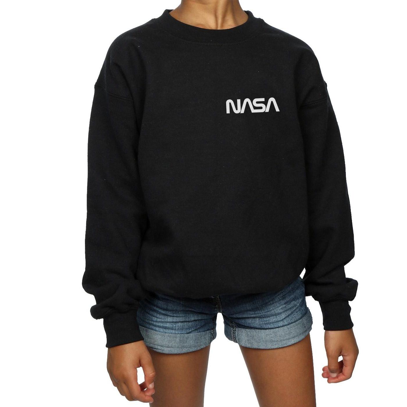 Nasa  Modern Logo Chest Sweatshirt 