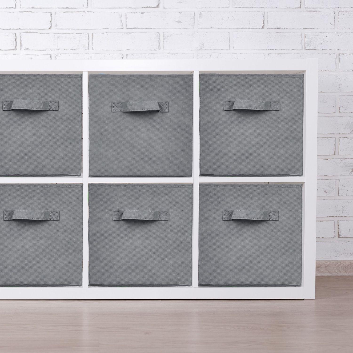 Northix Cestini pieghevoli per mensole, set da 6  