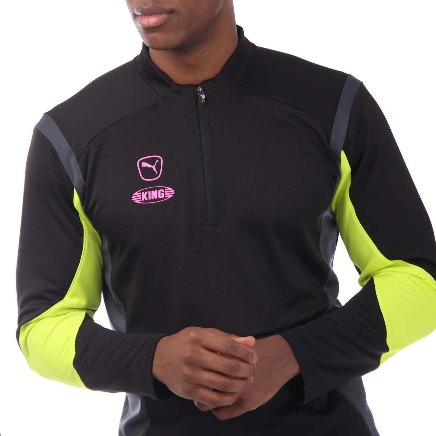 PUMA  King Pro Oberteil mit kurzem Reißverschluss 