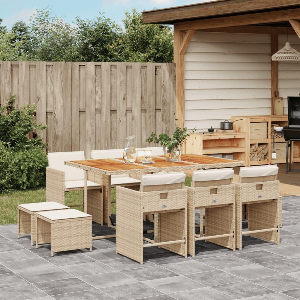 VidaXL Garten essgruppe poly-rattan  