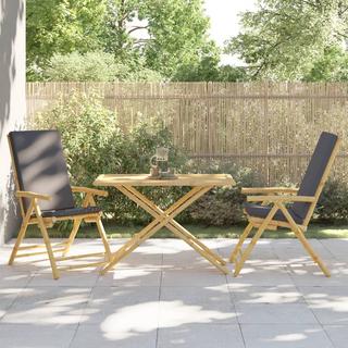 VidaXL Table de jardin bambou  