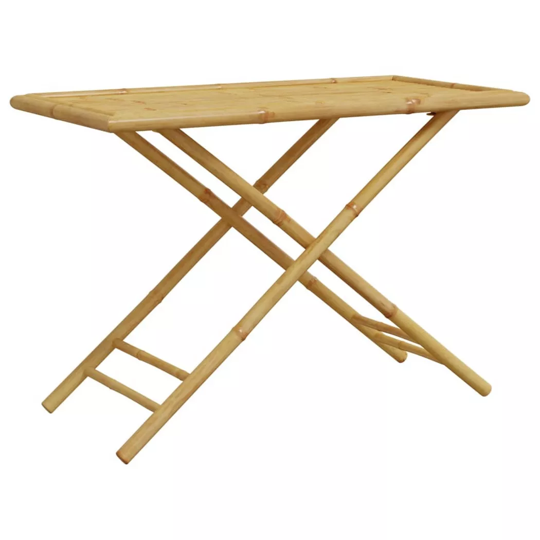Vidaxl - Table de jardin pliable 110x55x75 cm bambou