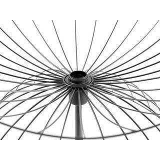 Vente-unique Lampadaire droit filaire - Métal - H.160 cm - Noir - MANIA  