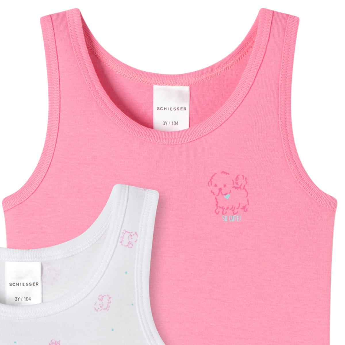 Schiesser  6er Pack Kids Girls Feinripp Organic Cotton - Unterhemd 