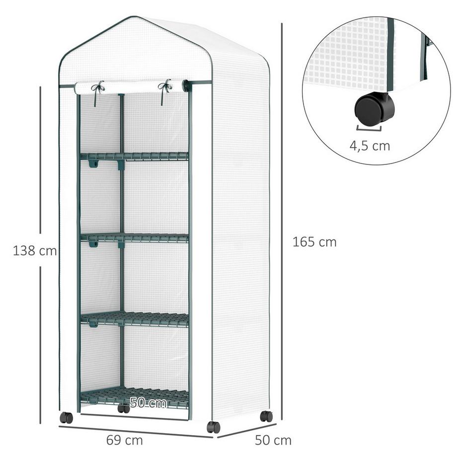 Outsunny Foliengewächshaus  
